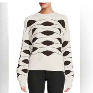 Nanette by Nanette Lepore Geometric Knit Sweater Size X-Large